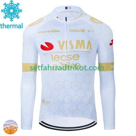 Visma Lease A Bike Radtrikot Winter Thermal Fleece 2024 N002